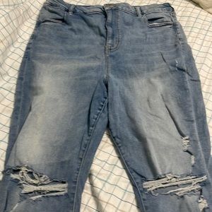 AE curvy high rise jegging